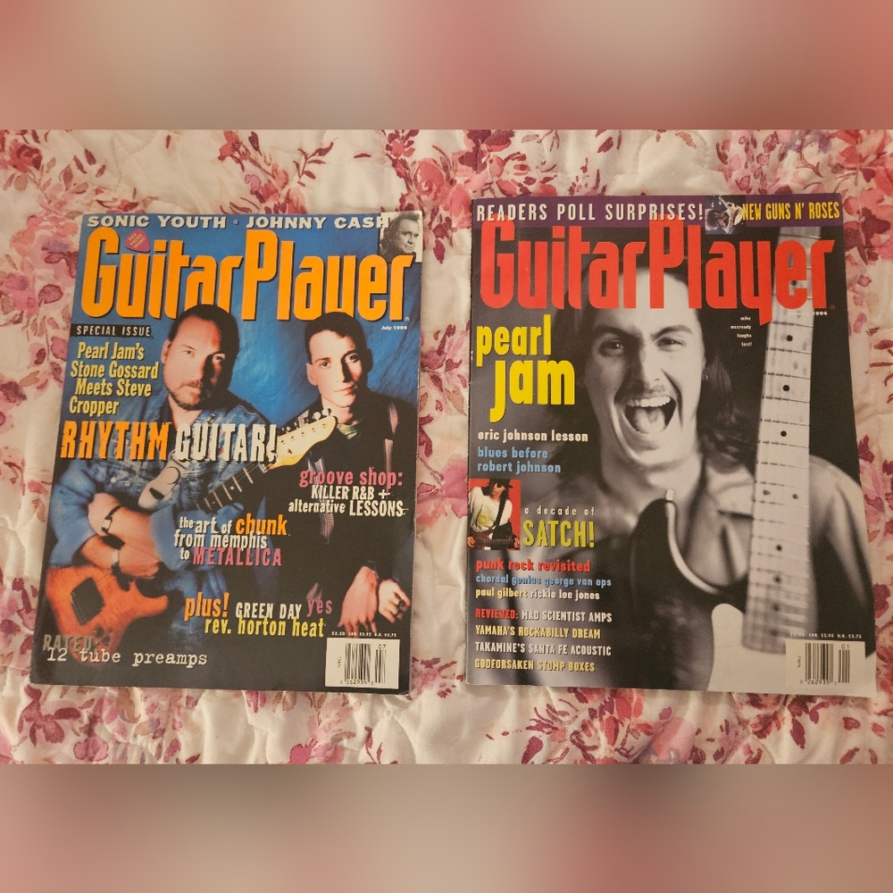 GuitarPlayer Magazines featuring Pearl Jam (1994)